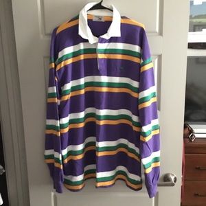 Perlis Long-Sleeve Mardi Gras Rugby Shirt XXL